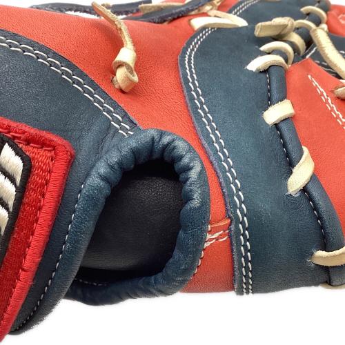 ZETT (ゼット) 軟式グローブ レッド GRAN STATUS ファーストミット 左