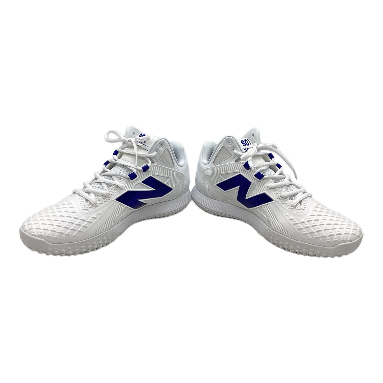 NEW BALANCE (ニューバランス) 野球 SIZE 28cm ホワイト×ブルー