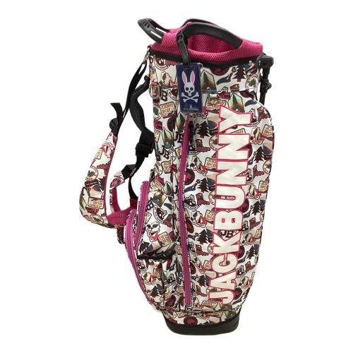 JACK BUNNY (ジャックバニー) キャディバッグ ショッキングピンク