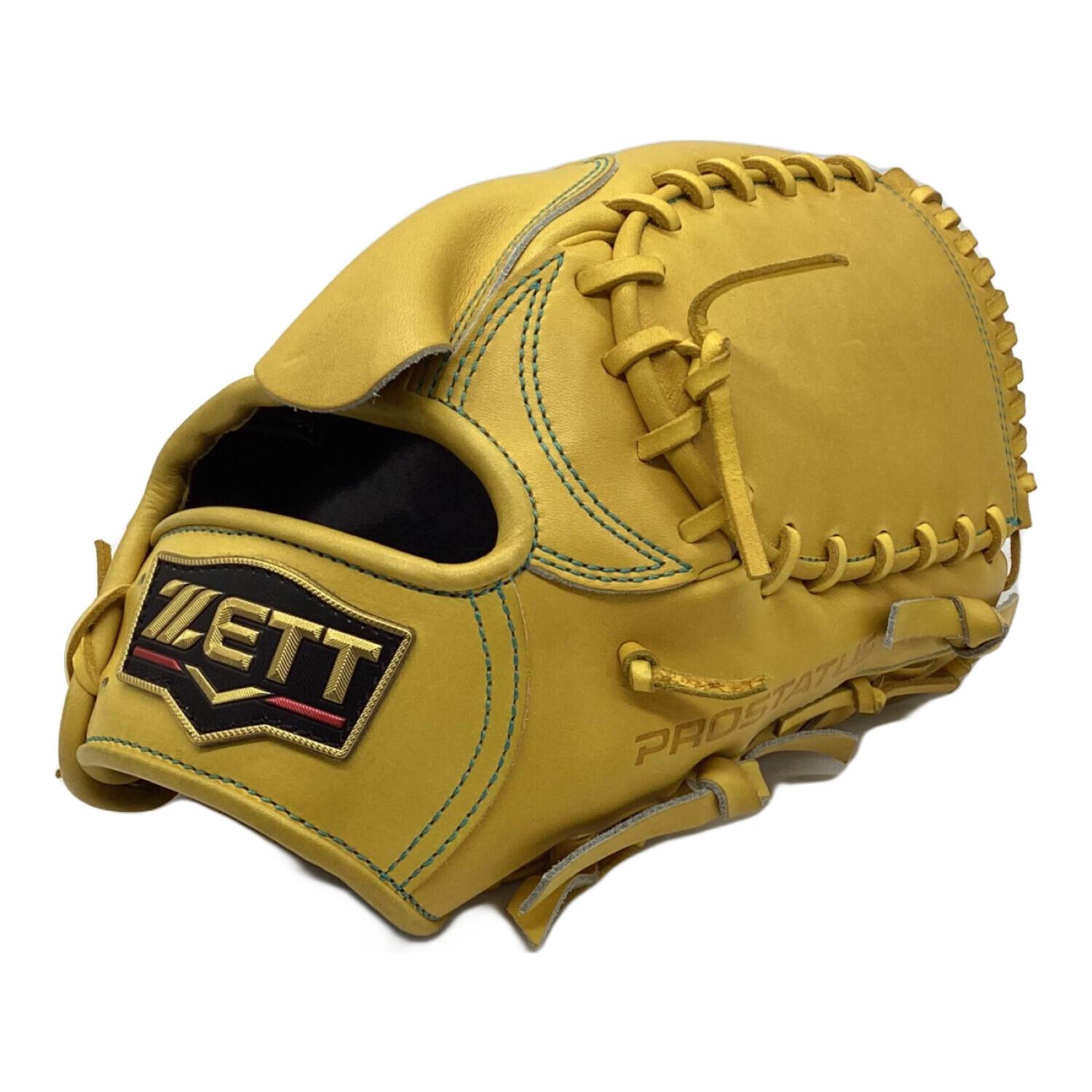 ZETT (ゼット) 硬式グローブ 約29cm イエロー P.C.PATTERN オーダー