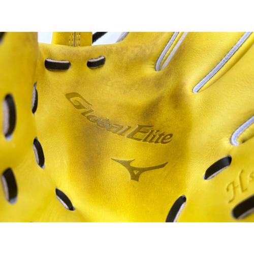 MIZUNO (ミズノ) 硬式グローブ SIZE 28cm イエロー グローバルエリート