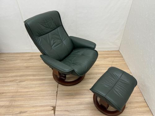 エコーネス ストレスレスチェア用 オットマン グリーン エコーネス