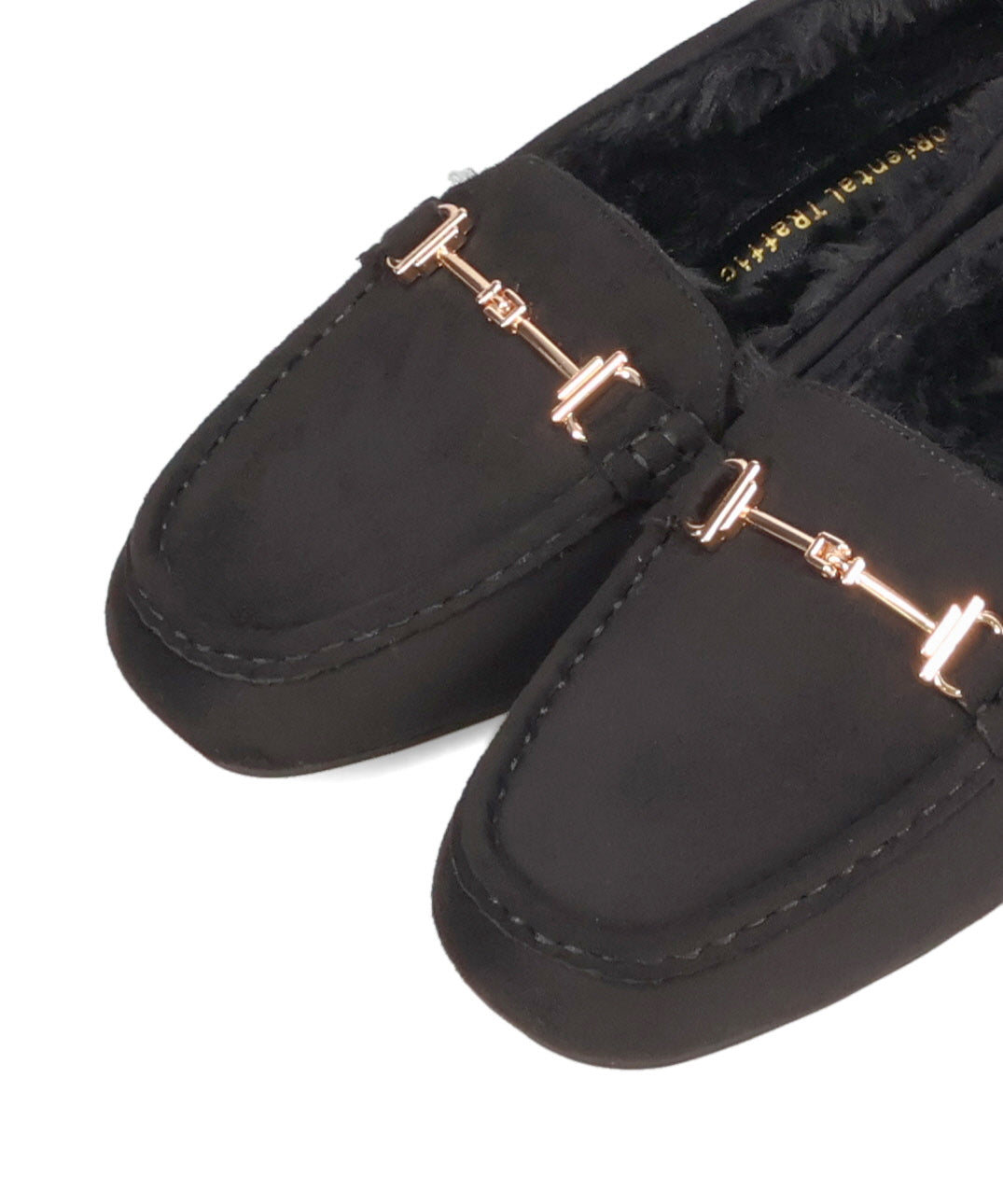 Tory Burch ブラックファー付きモカシン TORY BURCH（トリーバーチ