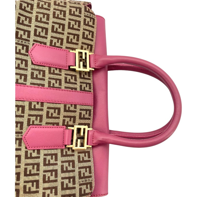 フェンディ FENDI ズッキーノ柄 2WAYショルダーバッグ 8BN228 ピンク