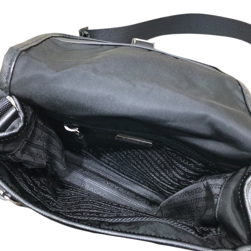 プラダ PRADA ナイロン ショルダーバッグ V167 ブラック ナイロン