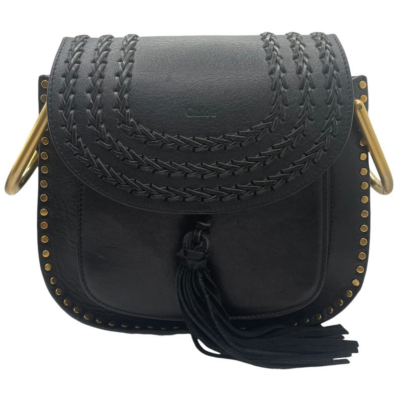 クロエ Chloe ハドソンショルダーバッグ ブラック ゴールド金具 レザー