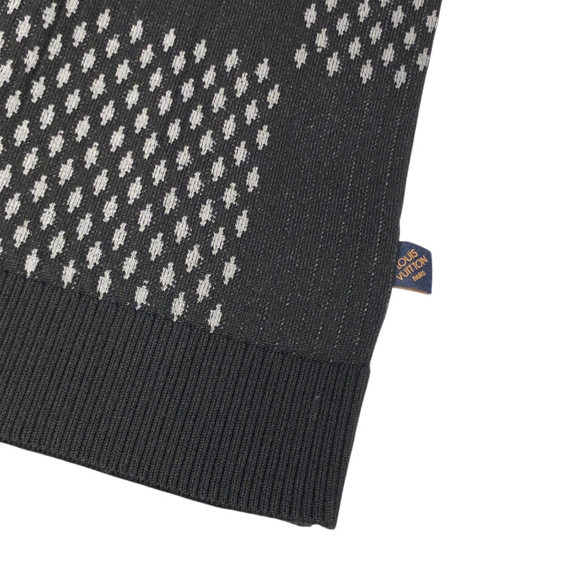 ルイ・ヴィトン LOUIS VUITTON ディストーテッドダミエ柄ニット
