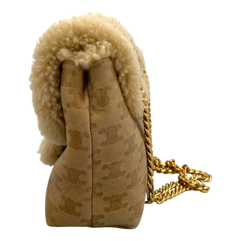 セリーヌ CELINE ヴィクトリア ファー レディース ショルダーバッグ