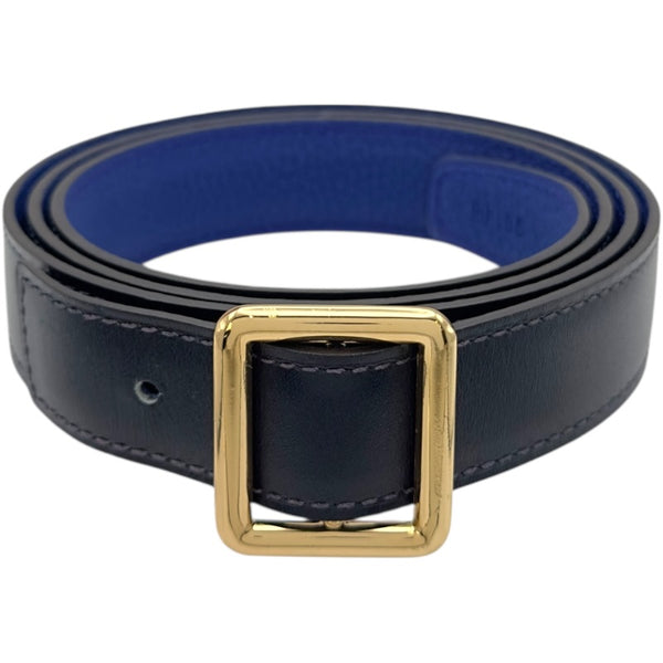 ほぼ新品 エルメス ベルト レディース ブルー ヴィンテージ 箱付き