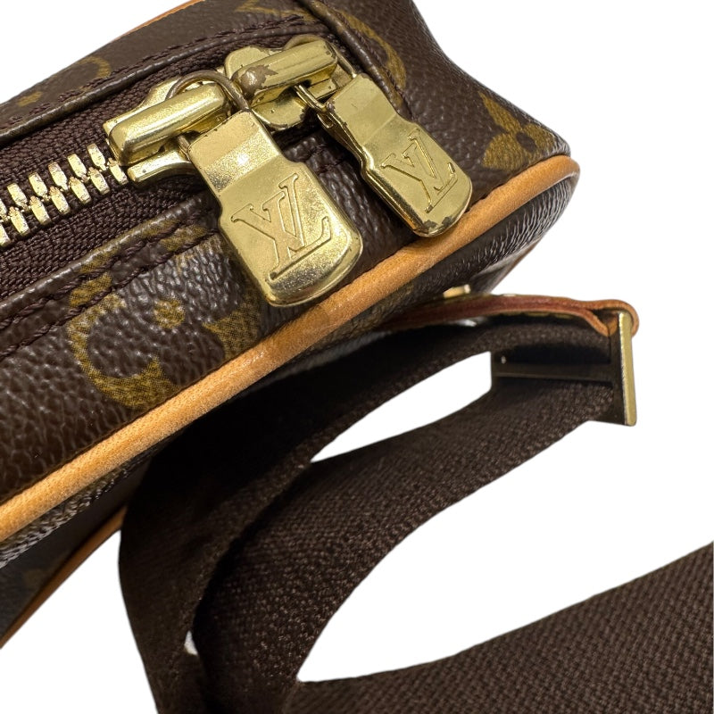 ルイ・ヴィトン LOUIS VUITTON ポシェットガンジュ ブラウン ゴールド