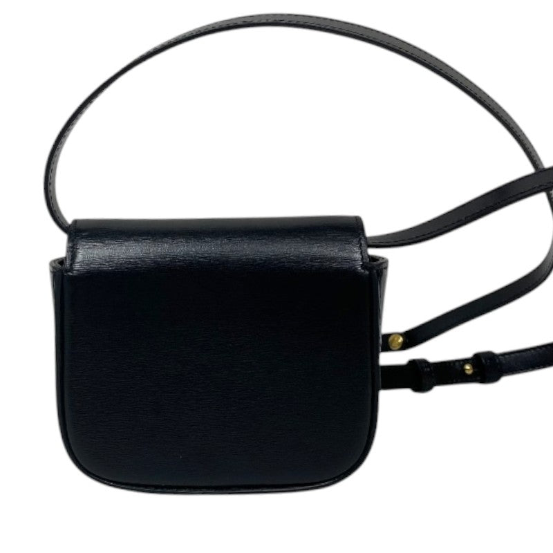 セリーヌ CELINE ミニ クロード 10I513 ブラック ボックスカーフ