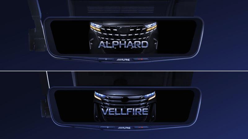 アルファード/ヴェルファイア(40系)専用12型ドライブレコーダー搭載