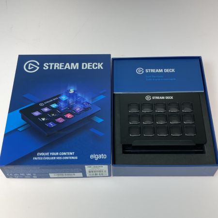 Elgato Stream Deck ストリームデック 15ボタン 20GAA9901 通電のみ