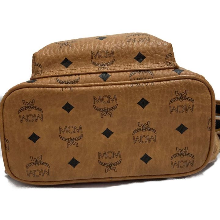 MCM エムシーエム サイドスタッズ 付き バックパック リュック
