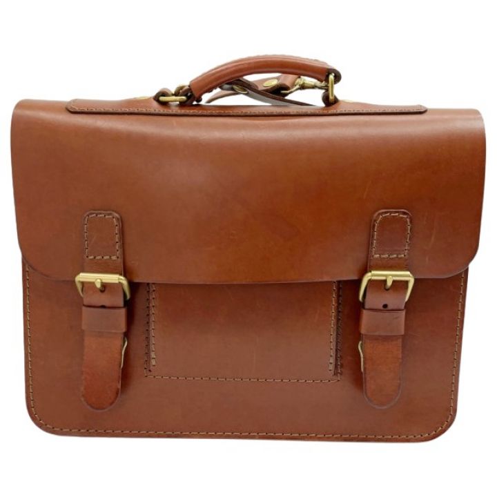 HERZ リュック レザー 長方形 ブラウン - 中古 - なんでもリサイクル