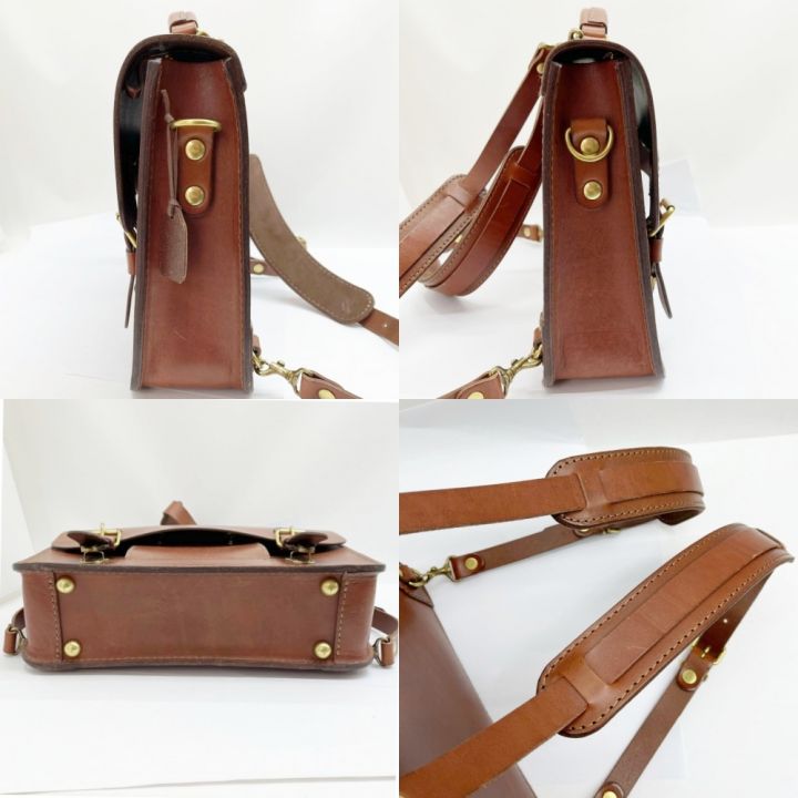 HERZ リュック レザー 長方形 ブラウン - 中古 - なんでもリサイクル