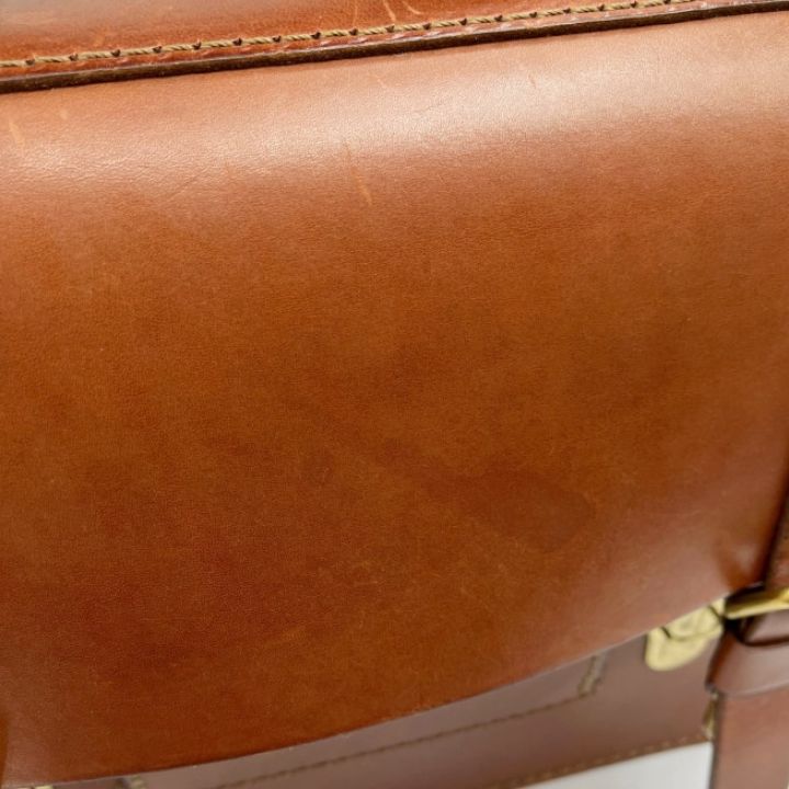 HERZ リュック レザー 長方形 ブラウン - 中古 - なんでもリサイクル