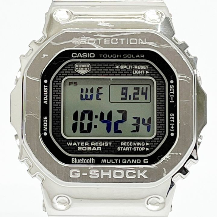 CASIO カシオ 腕時計 G-SHOCK シルバー 箱・取説・コマ付 GMW-B5000