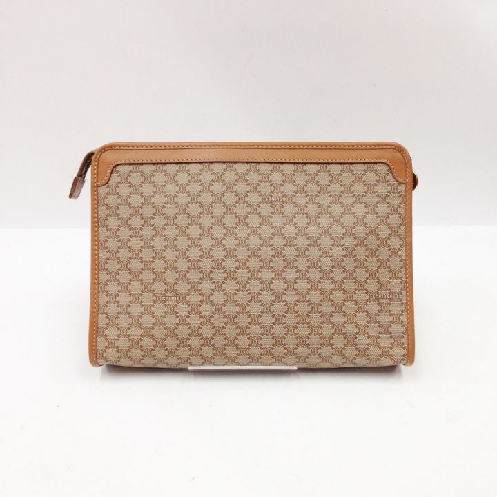 CELINE セリーヌ マカダム柄 セカンドバッグ クラッチバッグ M08