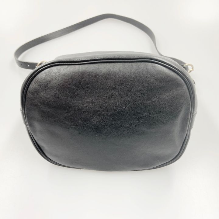 IL BISONTE イルビゾンテ バケツ型 ショルダーバッグ ブラック - 中古