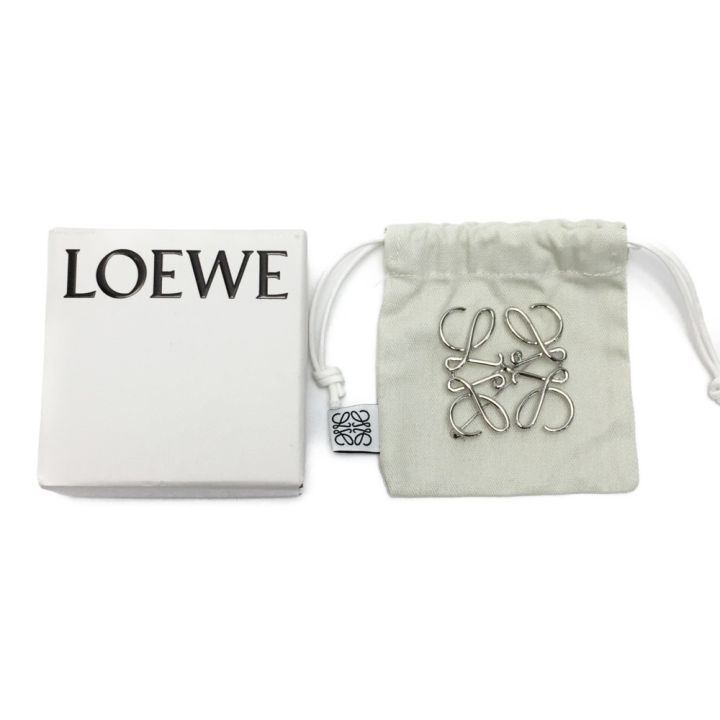 LOEWE ロエベ アナグラム ブローチ 111.25.020 シルバー Anagram 箱