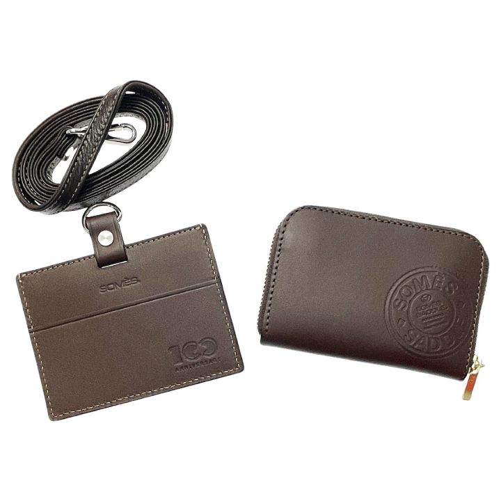 Somes Saddle ソメスサドル IDカードケース＆コインケース ブラウン