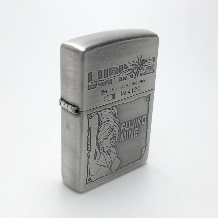 ZIPPO ジッポ ライター ルパン三世 峰不二子 シルバー 1998年製 ケース