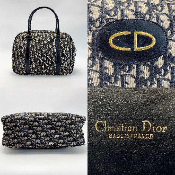 Christian Dior クリスチャンディオール トロッター ロゴ キャンバス
