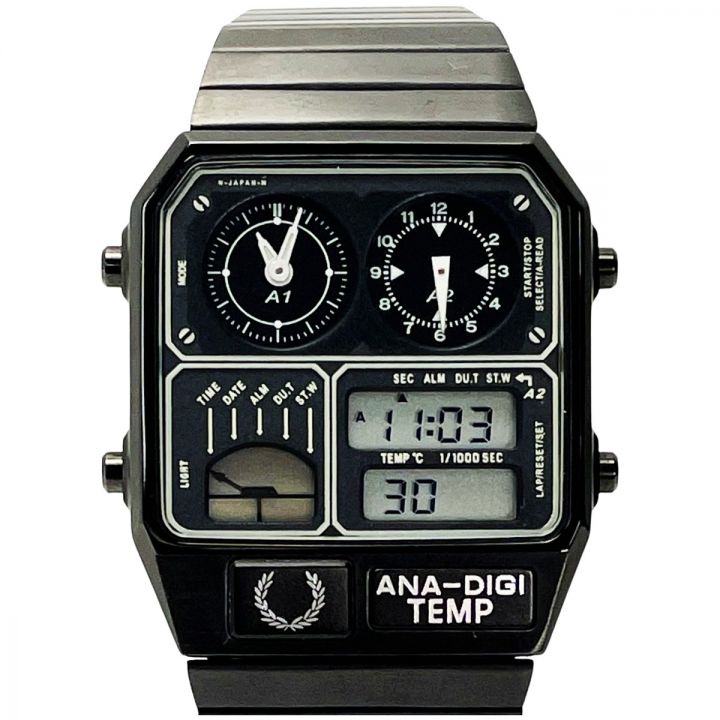 CITIZEN シチズン FRED PERRY×ANA-DIGI TEMP 8989-S098891 ブラック