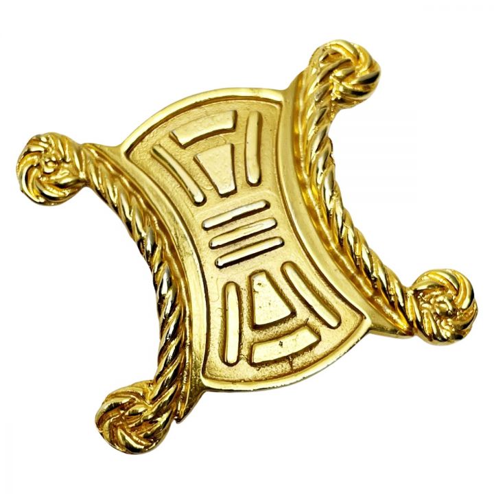 CELINE セリーヌ ブローチ 88 GD マカダム トリオンフ GP レディース