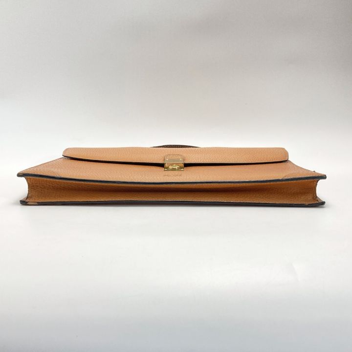 LOEWE ロエベ アナグラム ビジネスバッグ ブラウン レザー ブリーフ