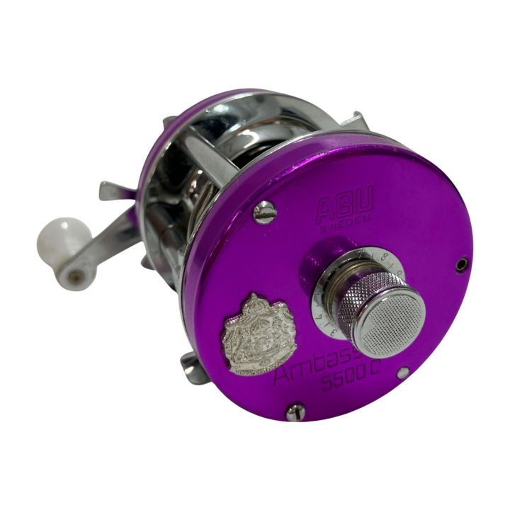 Abu Garcia アブガルシア 釣り用品 リール ｱﾝﾊﾞｻﾀﾞｰ5500C ﾊﾟｰﾌﾟﾙ