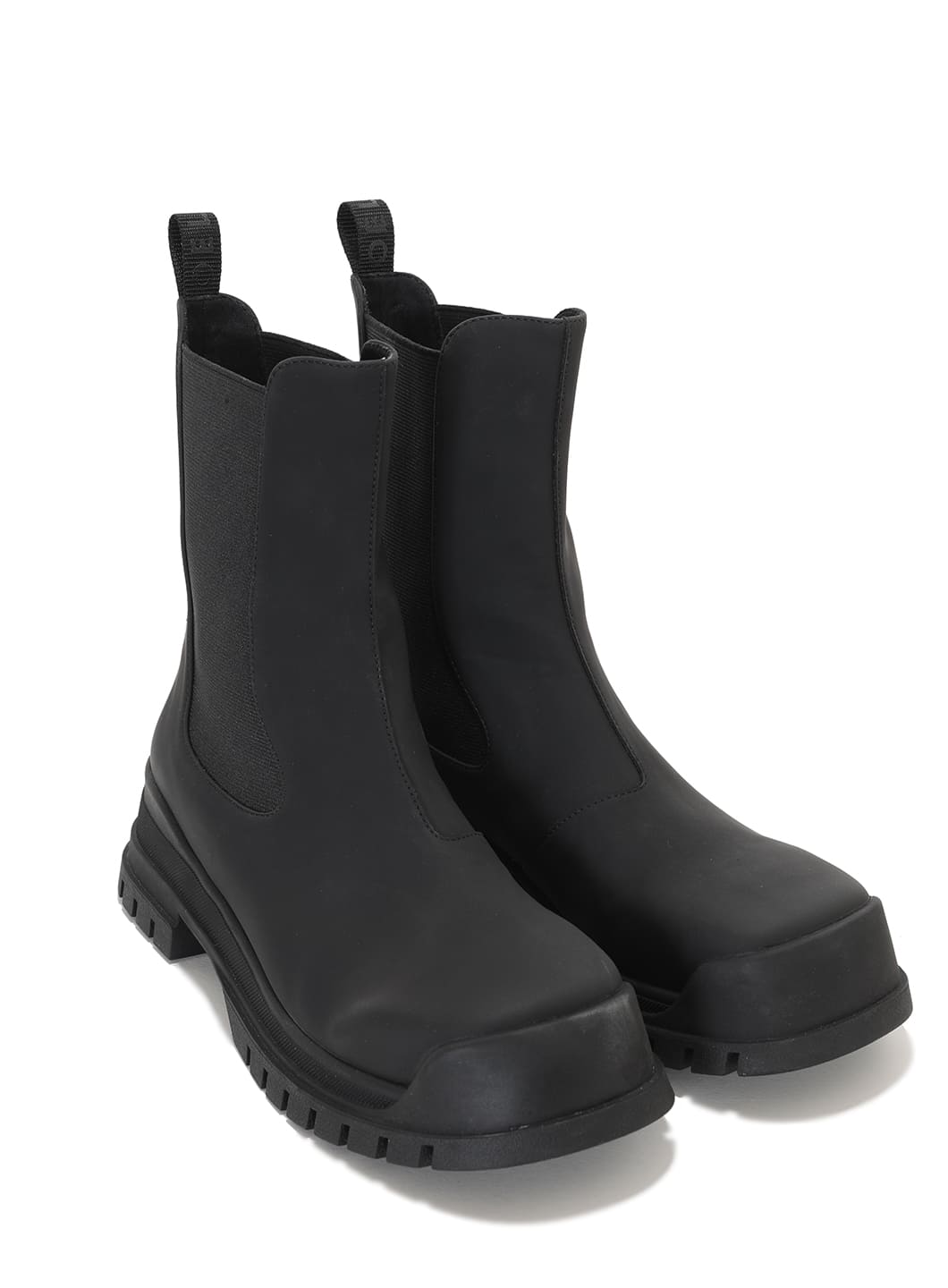 COEL Online Storeラバー風サイドゴアブーツ(35 ブラック): SHOES/BAGS