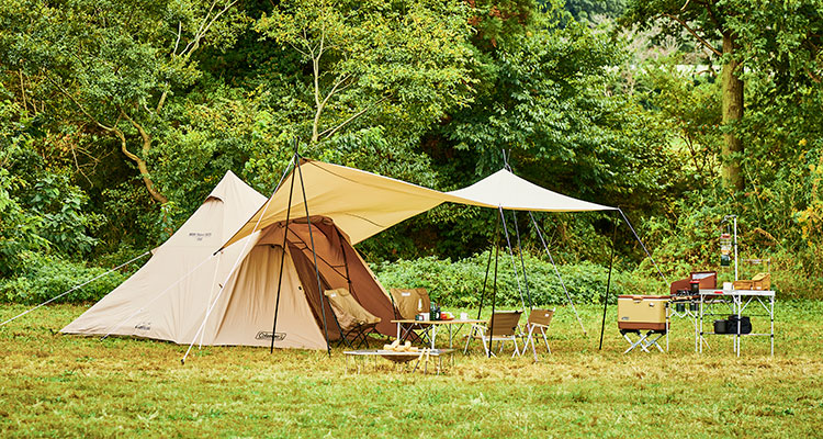 ファミリーサイズのティピー型テント、ワイドティピー / 3025