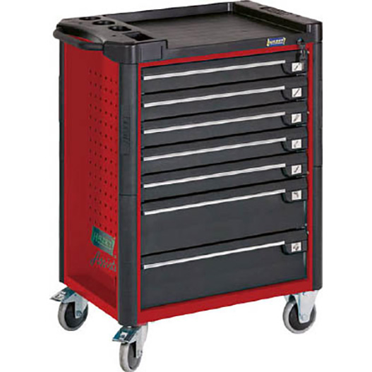 ハゼット ツールトロリー 7段 レッド 179-7-RAL3020 | 公式オンライン