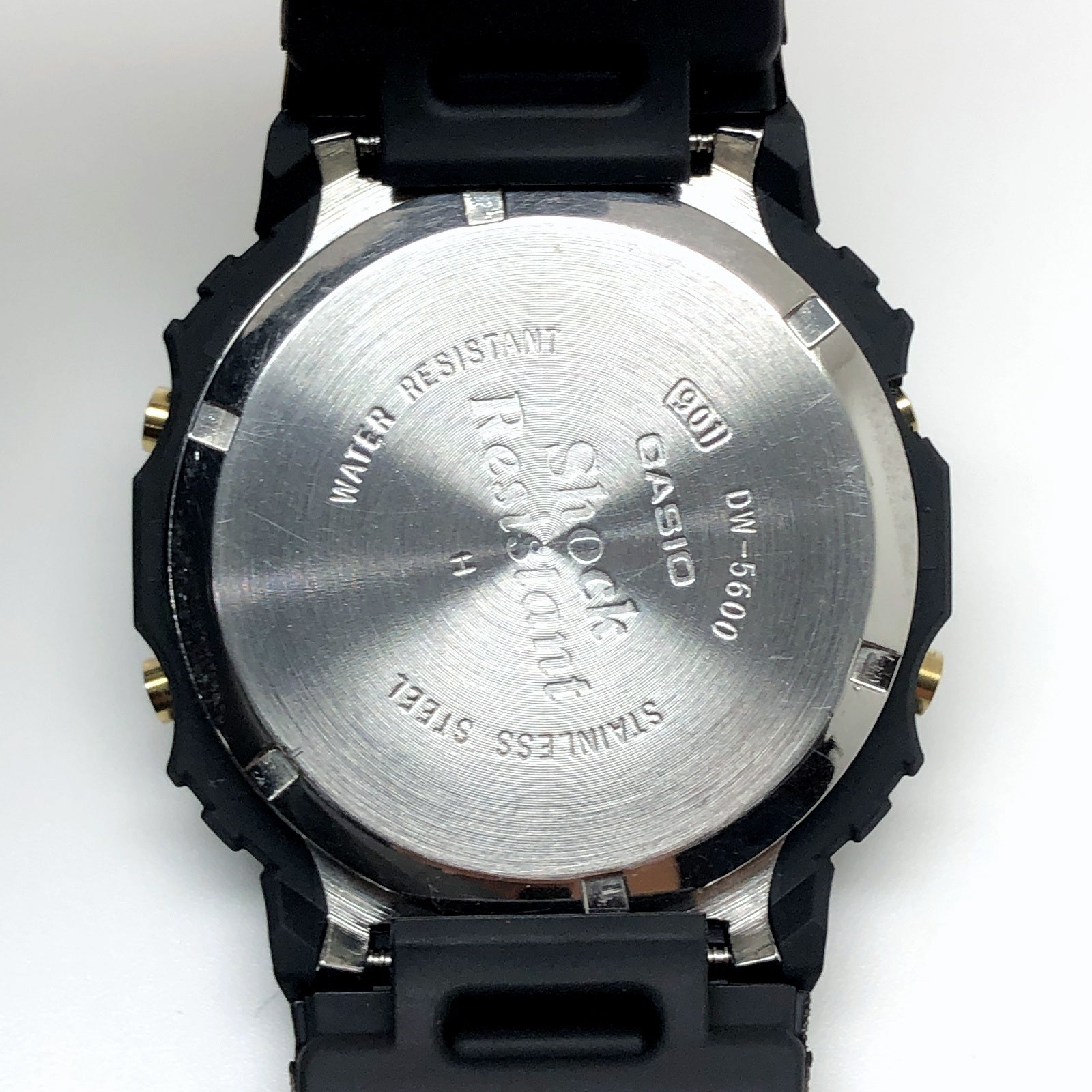 DW-5600C-9V 海外スピード レストア品 ゴールドVer. グリーン豆球 – G