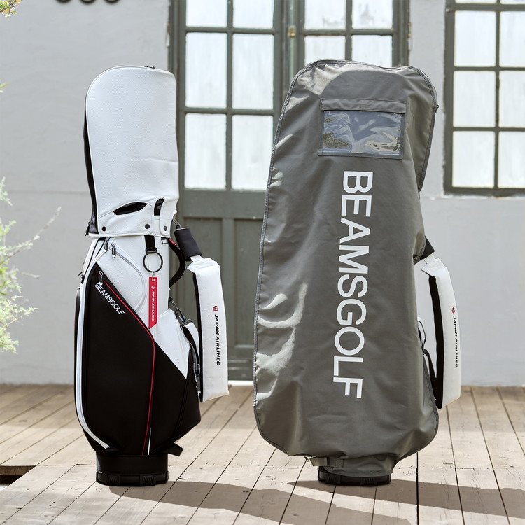 BEAMS GOLF] JALオリジナル バイカラー エイトハーフ キャディバッグ