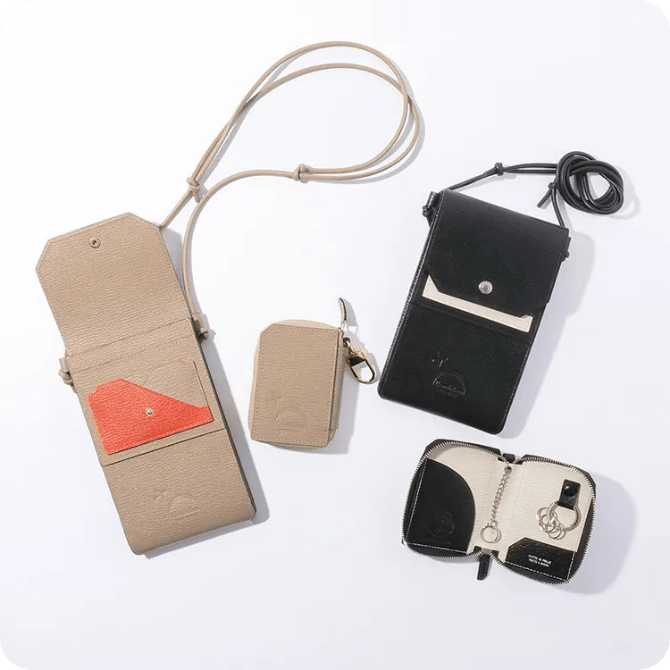 JALオリジナルにラルコバレーノのショルダーウォレットとーケースが新