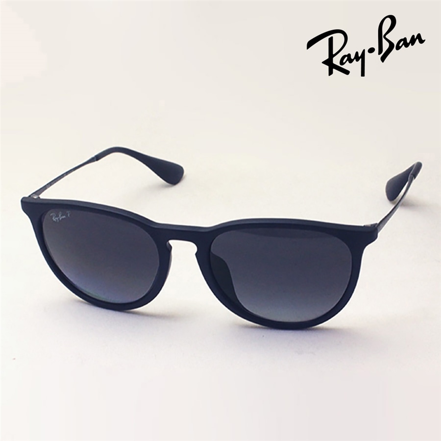 Ray-Ban ORB4171F 偏光レンズグレーアジアンフィットラバーブラック