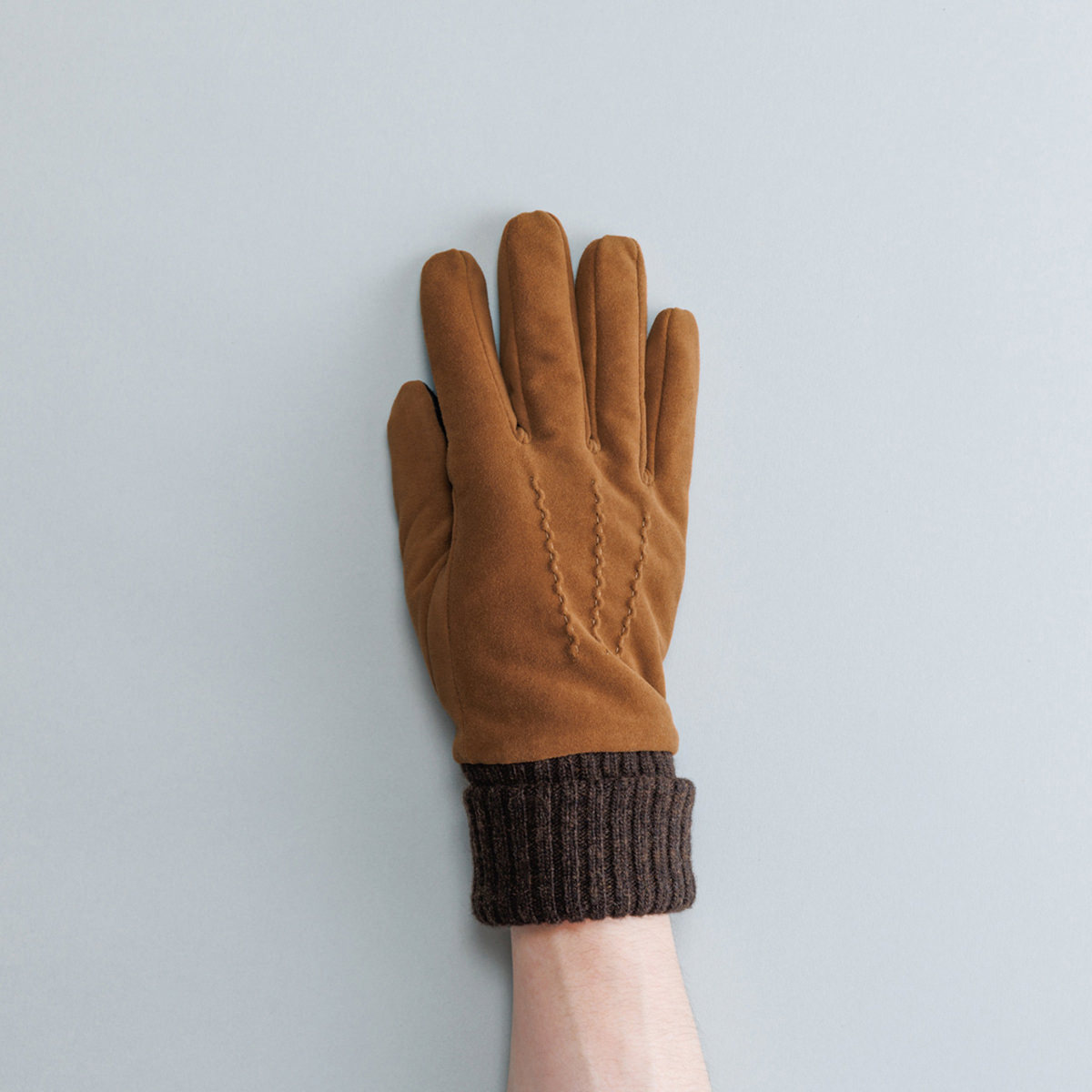 KURODA クロダ 男性用 ゴートスエードグローブ タッチパネル対応 〔手