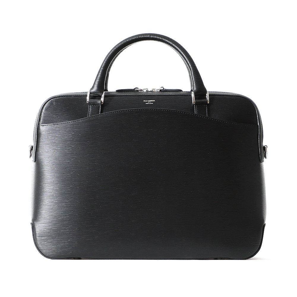 ペッレモルビダCA202-ブリーフバッグ(2室タイプ) BLACK(BLACK): PELLE