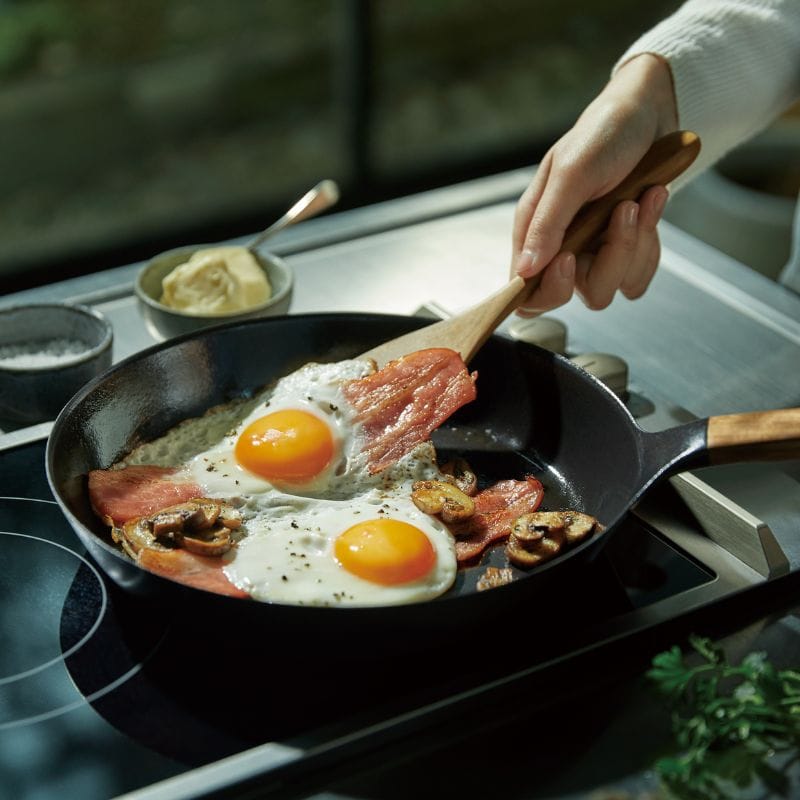 バーミキュラ フライパン 20cm ハンドル材:ウォールナット FP20-WN