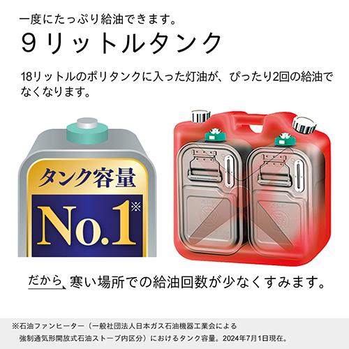 ダイニチ FW-3724LS(W) ムーンホワイト 石油ファンヒーター 木造10畳