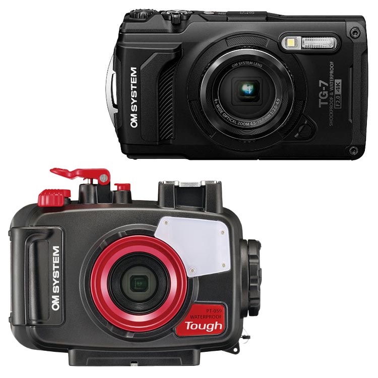 mic21ダイビングショップ[ OM SYSTEM ] Tough TG-7 + PT-059 水中