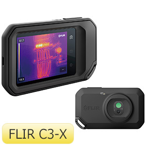 コンパクトサーモグラフィカメラ FLIR C3－X | 【ミドリ安全