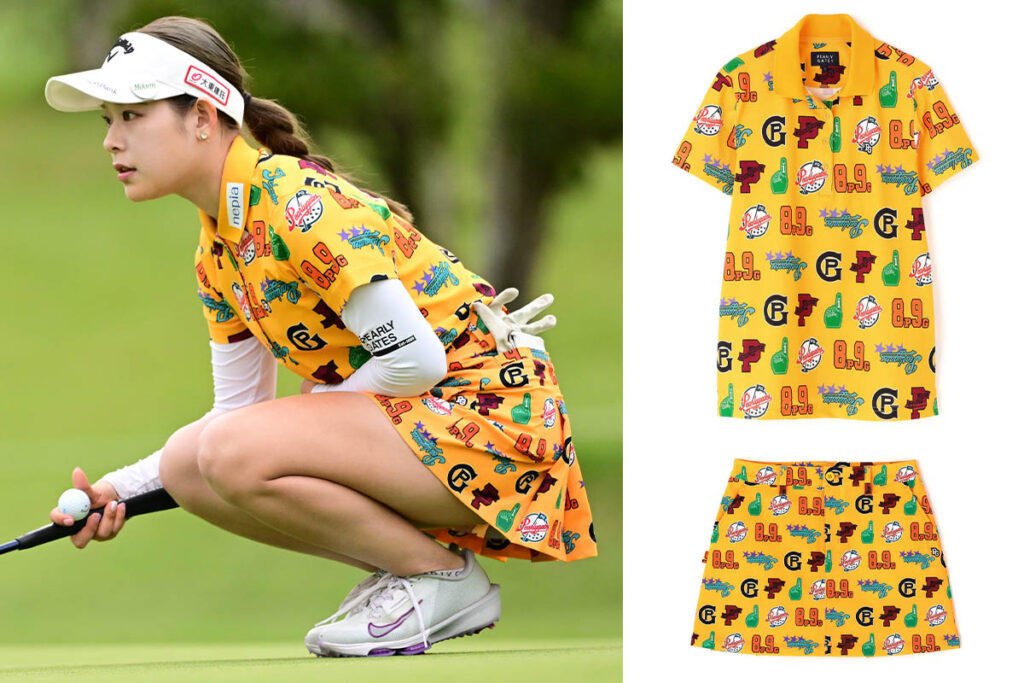 h*4様 JLPGA公式オリジナルグッズ2点セット［吉田鈴選手タオル+吉田