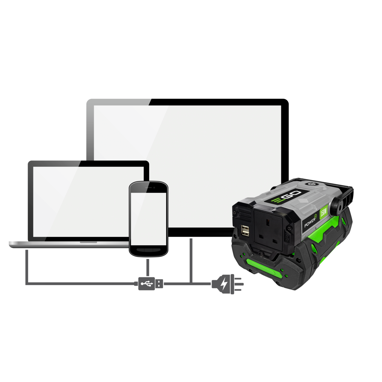 PAD1501E INVERTER DI POTENZA NEXUS ESCAPE 500W (Kit) - Ego Power+