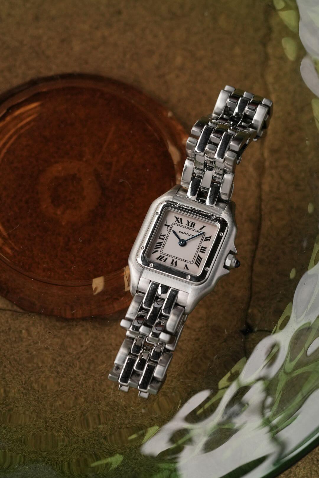 カルティエ/パンテール ドゥ カルティエSM/ホワイトローマンダイヤル