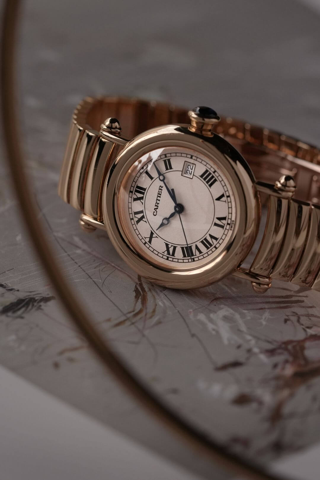 カルティエ/ディアボロデイト/ホワイトローマンダイヤル/Cartier