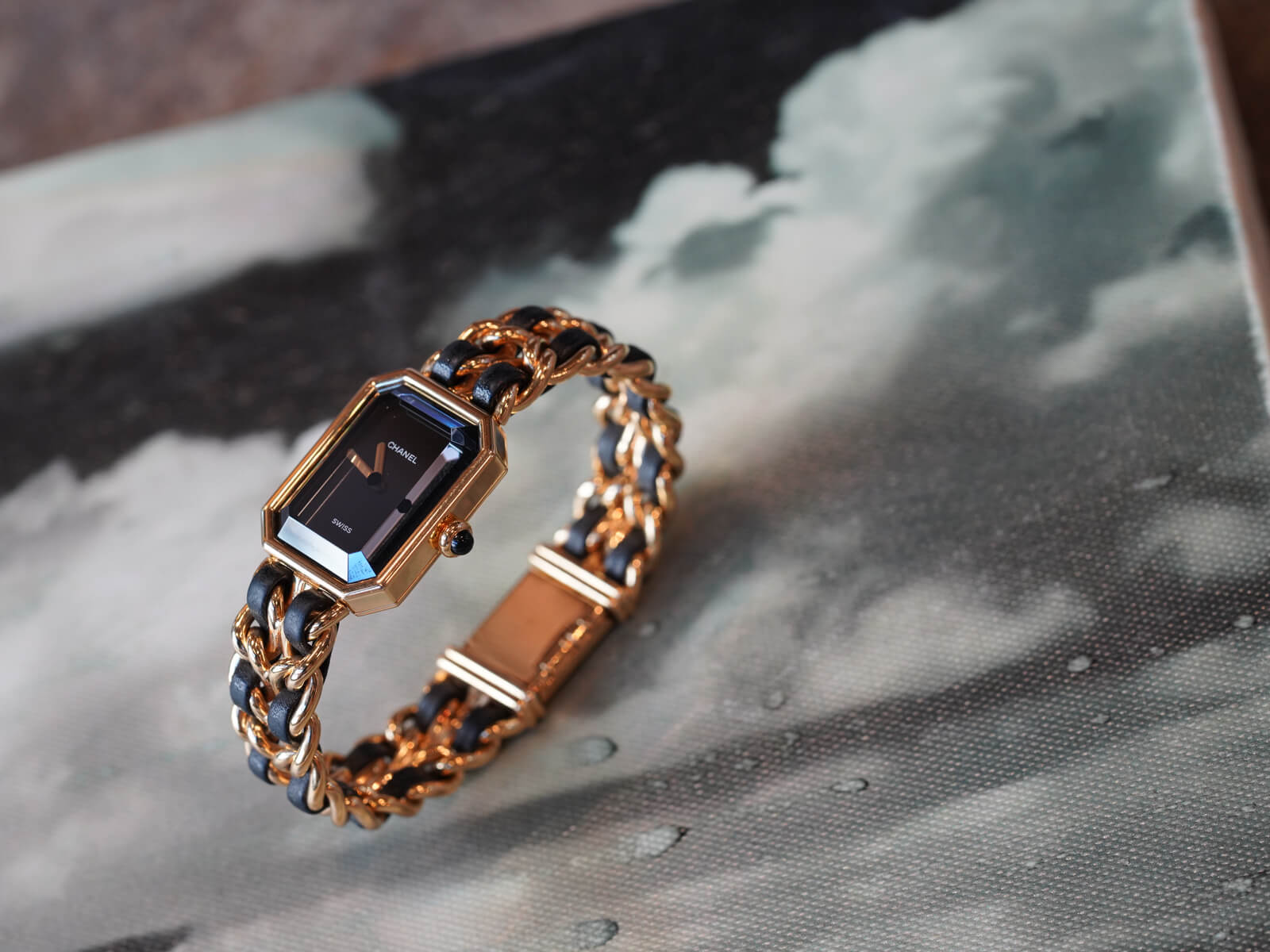 シャネル/プルミエール/Mサイズ/マトラッセ/SSGP/QZ/Chanel/Premiere/M